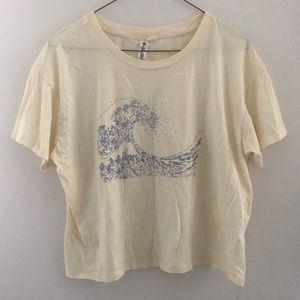 Others Follow Yellow “The Great Wave” Tee